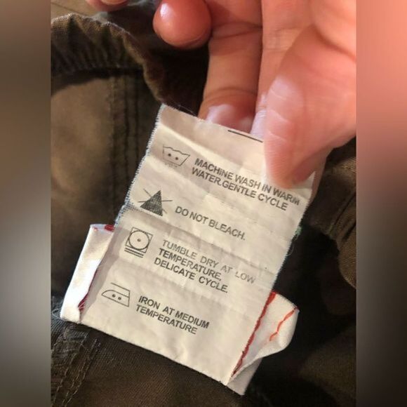 White Cross Chocolate Brown Boot Flare Cargo style Cotton Pants - Picture 11 of 15